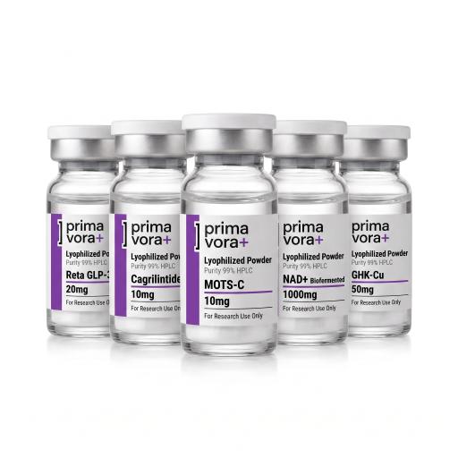 Multi-Pathway Research Stack — GLP-3 20mg + Cagrilintide + MOTS-C 10mg + NAD⁺ 1,000mg + GHK-Cu 50mg Peptides