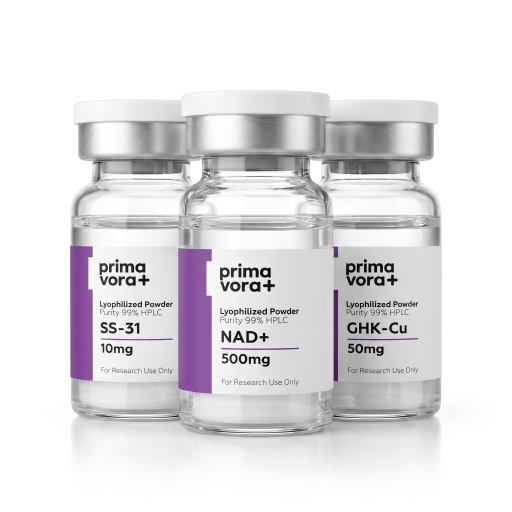 Research Starter Pack — NAD⁺ 500mg + SS-31 10mg + GHK-Cu 50mg Peptides