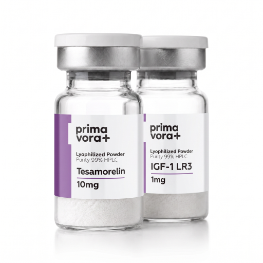 Skeletal Muscle Signaling Research Stack — Tesamorelin 10mg + IGF-1 LR3 1mg Peptides