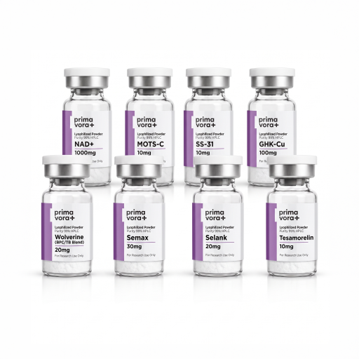Ultimate Research Collection — 2× NAD⁺ 1,000mg + 2× MOTS-C 10mg + SS-31 10mg + GHK-Cu 100mg + BPC/TB Blend + Semax 30mg + Selank 20mg + Tesamorelin 10mg Peptides