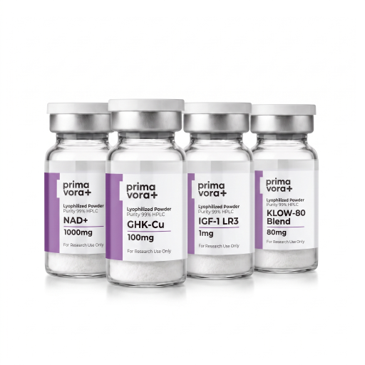 NAD+ 1,000mg + GHK-Cu 100mg + IGF-1 LR3 1mg + KLOW-80 Blend 80mg Research Kit — Cellular Aging Research Peptides