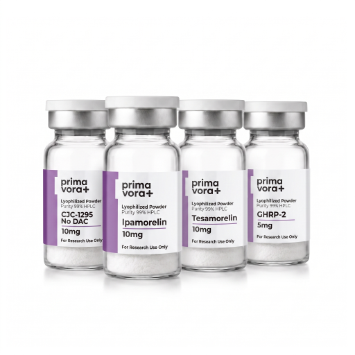 CJC-1295 w/o DAC 10mg + Ipamorelin 10mg + Tesamorelin 10mg + GHRP-2 5mg Research Kit — Advanced GH Peptides