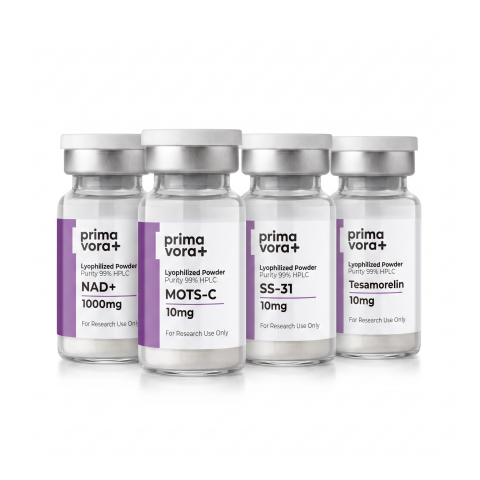 Cellular Aging & Senescence Research Kit — MOTS-C 10mg + SS-31 10mg + NAD⁺ 1,000mg + Tesamorelin 10mg Peptides - Thumbnail