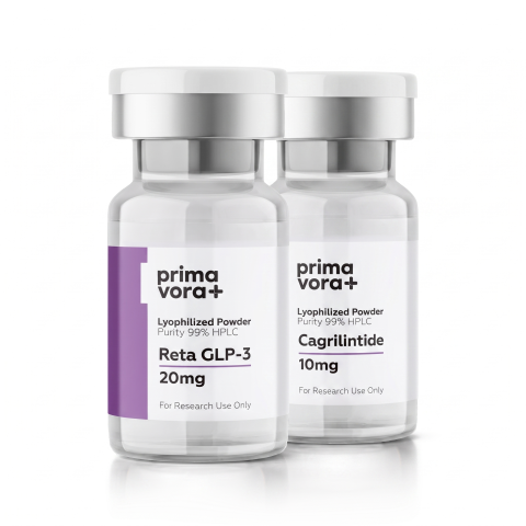 Elite Metabolic Stack Research Kit — GLP-3 20mg + Cagrilintide Peptides - Thumbnail