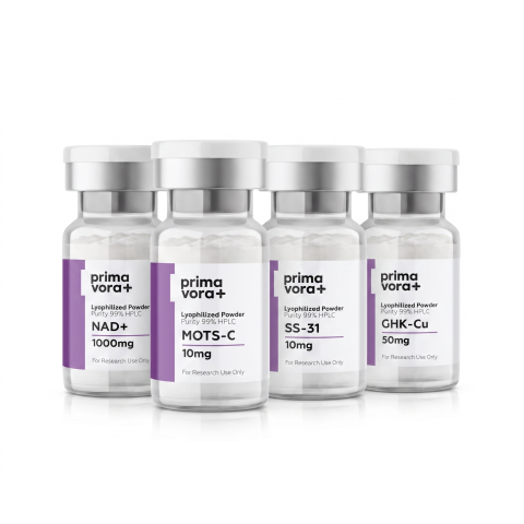 Multi-Compound Research Stack — NAD⁺ 1,000mg + MOTS-C 10mg + SS-31 10mg + GHK-Cu 50mg Peptides - Thumbnail