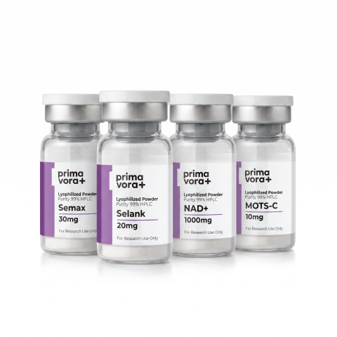 Executive Performance Research Kit — Semax 30mg + Selank 20mg + NAD⁺ 1,000mg + MOTS-C 10mg Peptides - Thumbnail