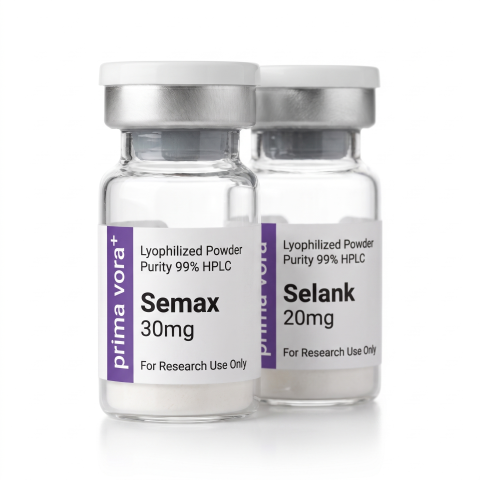 Executive Stack Research Kit — Semax 30mg + Selank 20mg Peptides - Thumbnail