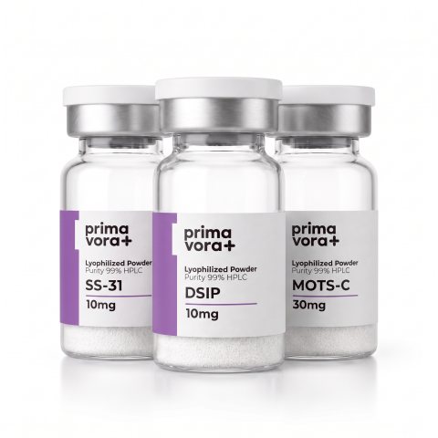 Matrix & Mitochondrial Research Kit — DSIP 10mg + SS-31 10mg + MOTS-C 30mg Peptides - Thumbnail