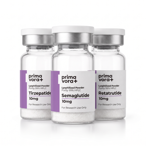 GLP-1 SM 10mg + GLP-2 TRZ 10mg + GLP-3 10mg Research Kit — Metabolic Peptides - Thumbnail